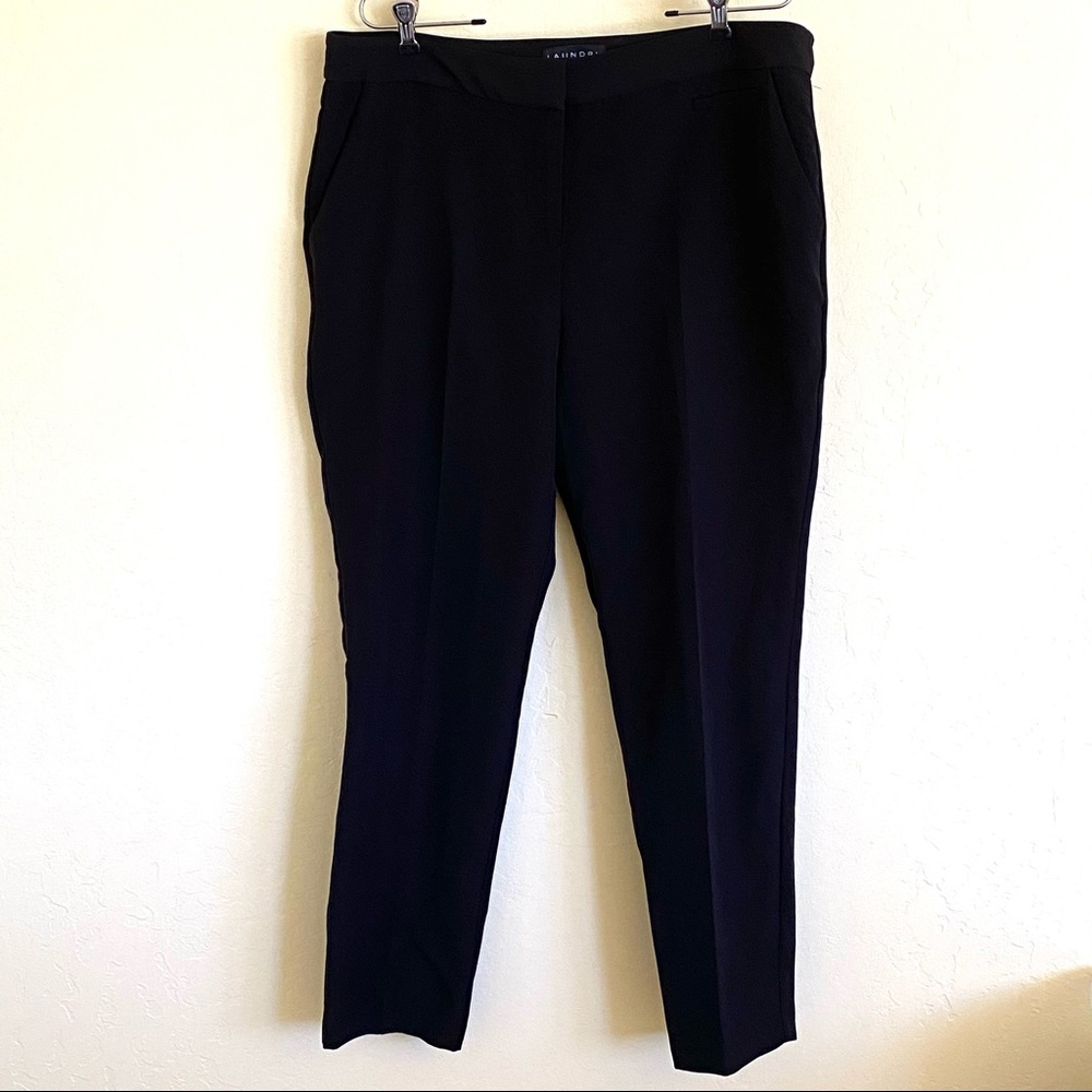 Laundry by Shelli Segal Black Pants Trousers Sz 16